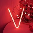 thumbnail image 5 of Neon Sign, Letter Neon Signs Neon Alphabet Light Light Up LED Letters Lights Light Up Marquee Letters Lights Battery USB Red, 5 of 5