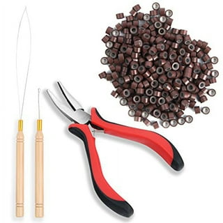FASHION MIX PACK - Salon Starter Hair Extension Tool Kit with Silicone  Beads