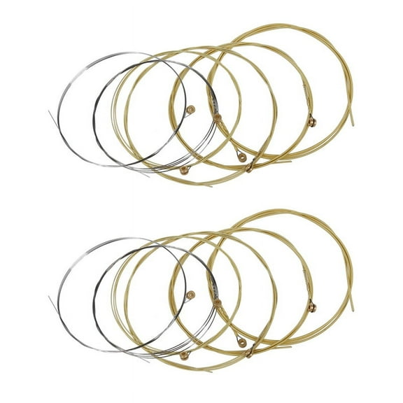12x Metal Strings for Acoustic Guitar 1 Meter 1M New