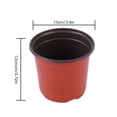 thumbnail image 4 of Simple Plant Pot Seedling Nursery Flower Holder Plastic Pot Container Home Gardening Tool, 120, 4 of 8
