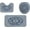 Bath Mat-1, variant on Memory Foam Bathroom Rug 3 Piece,Summer Beach with and Shells Sea Soft Absorbent Bath Mat,Machine Washable Bathmat,Thick Shower Floor Carpet Rugs Room Décor Accessories