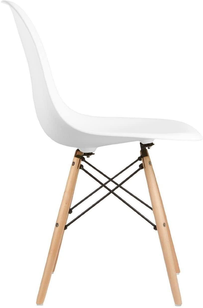 Nicer Furniture Chaise d'appoint en Blanche