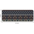 thumbnail image 7 of Boho Blue Elaborate Ethnic Pattern Kitchen Rug Mat,Kitchen Runner Rugs Non Skid Washable,Decorative Kitchen Floor Mats for Kitchen,Sink,Laundry,17"x47.2", 7 of 7