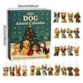 thumbnail image 5 of Shoreew Dog Advent Calendar 2025 24 Days Christmas Countdown Calendar with 24 Dog Breeds Ornaments Christmas Gift for Dog Lovers, 5 of 7