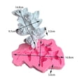 thumbnail image 2 of Molde de silicona para fondant 3D de flores, rosa, molde para pastel y chocolate, 2 of 8