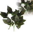 thumbnail image 2 of Green Bushes Artificial Shrubs 13Inch, Greenery Stems for Garden Patio Porch, Indoor Outdoor Wedding Decor, Home Office Table Centerpieces Window Box Spring Arrangements, 1PC, 2 of 4