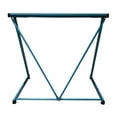 thumbnail image 6 of Urban Shop Z-Shaped Student Desk, Blue, 6 of 6