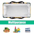 thumbnail image 5 of Dog Retro Versatile Oxford Cloth Reusable Storage Box - Foldable, Large Capacity Beach Bag, Shopping Bag, and Decorative Box, 5 of 7