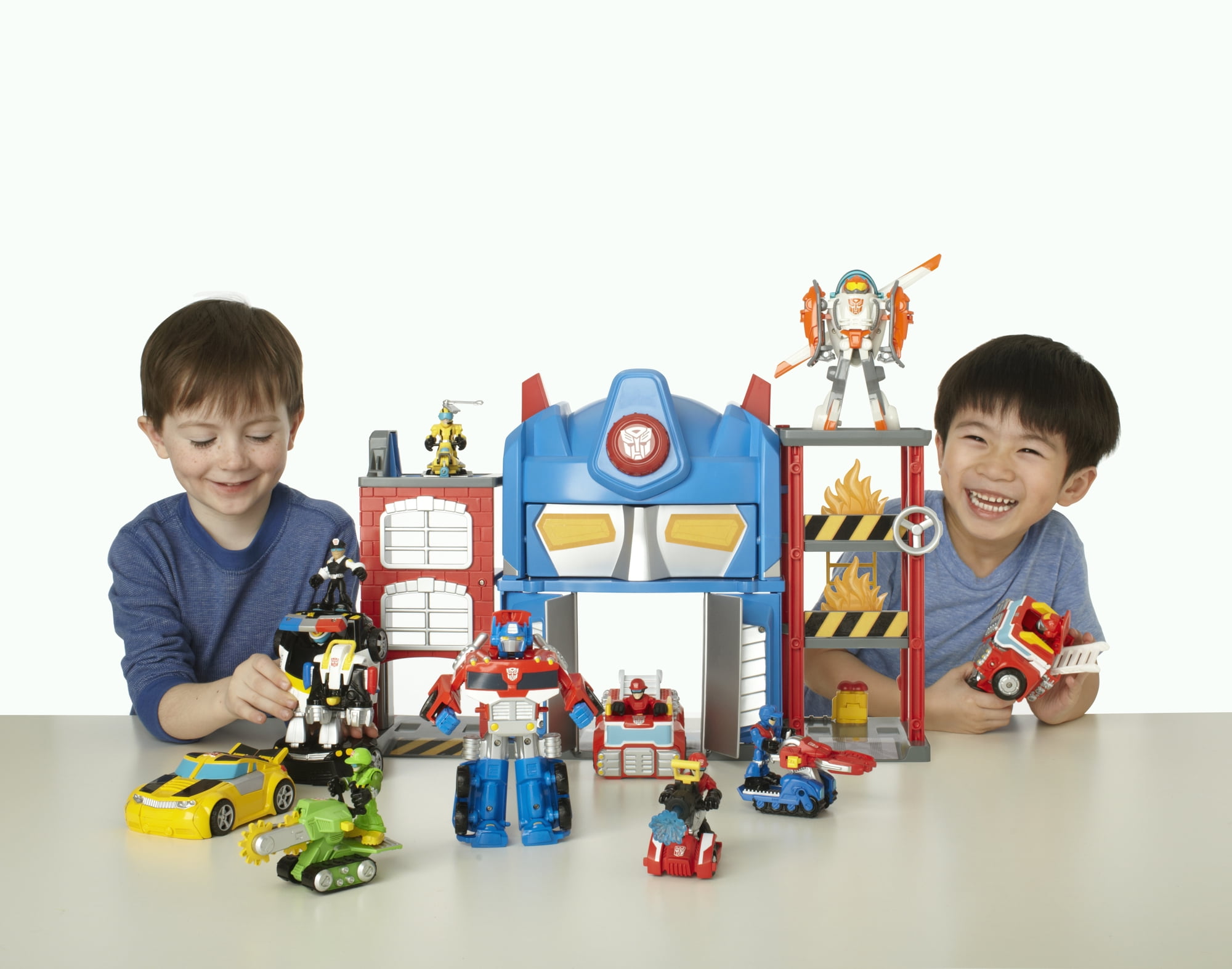 transformer rescue bots fire station