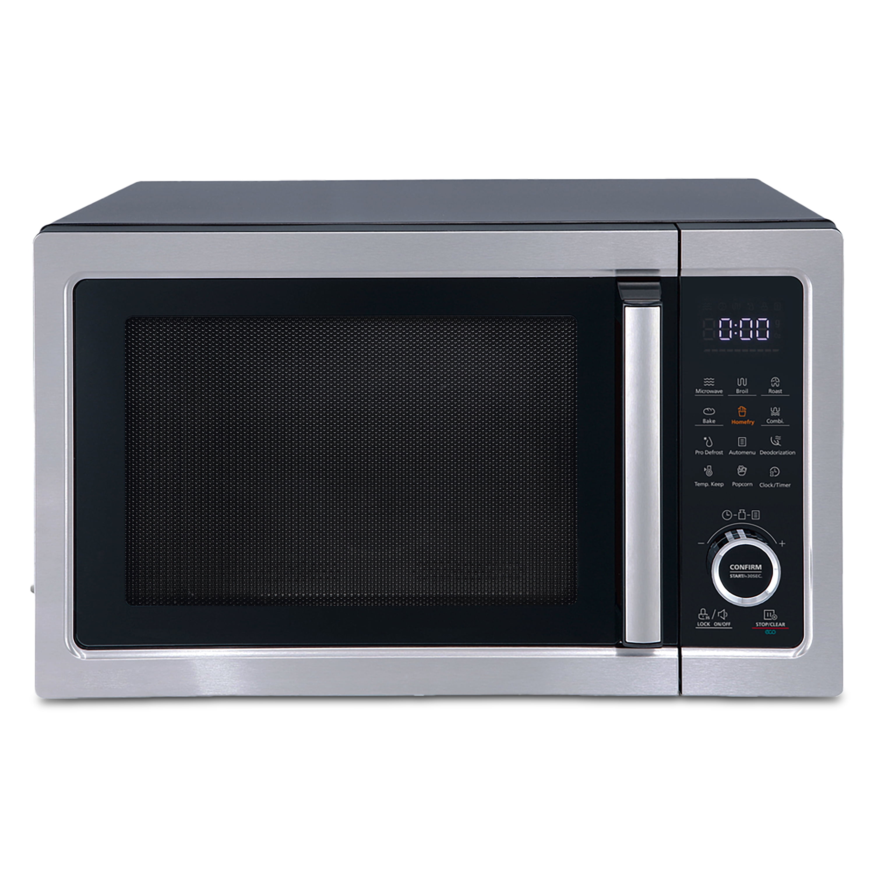 Toshiba, 1.0 cu ft Countertop Microwave Oven in Stainless Steel with