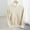 Beige, variant on Men's Oversized Sweater Long Sleeve Diamond Knit Sweaters Streetwear Vintage Chunky Sweater Cable Knit Jumper Tops