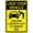 Warning Sign 4, variant on Indication Warning Lock Your Vehicle Cars And Contents Left At Owner's Risk Wall Art - 8"x12" New Aluminum Metal Tin Sign, Caution Decor for Outdoor Indoor Parking Lot Street