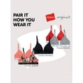thumbnail image 3 of Hanes Originals Women's Cotton Stretch Hi-Leg Underwear, 3-Pack, 3 of 7