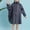 Dark Blue, variant on VOUZZA Girls Waterproof Rainclean with Hood and School Backpack Position, Lightweight Packable Clear Rain Poncho Jacket for Kids Toddler Outdoor 3-14Y