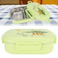 thumbnail image 4 of Snack Box Leak-Proof Insulated Lunch Box, Bento Container, For Adults Kids Green, 4 of 8