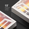 thumbnail image 4 of wall26 Canvas Print Wall Art Window View Orange Sun Sunset Sky Beach Ocean Waves Wilderness Nature Photography Realism Scenic Landscape Colorful Multicolor for Living Room, Bedroom, Office - 24", 4 of 5