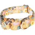 thumbnail image 3 of GFDYREE - Martingale Collar for Dogs - Dog Training Collar - Big, Wide & Thick Dog Collar - Escape-Proof, Weatherproof, Durable and Comfortable - Good Vibes - Extra Large Dog Collar, 3 of 5