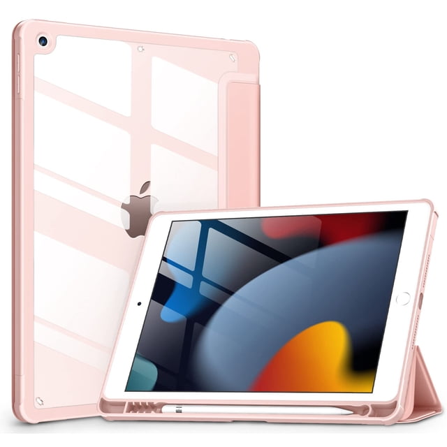 Funda VIKESI para iPad de 9ª, 8ª y 7ª generación de 10,2 pulgadas con soporte para lápices