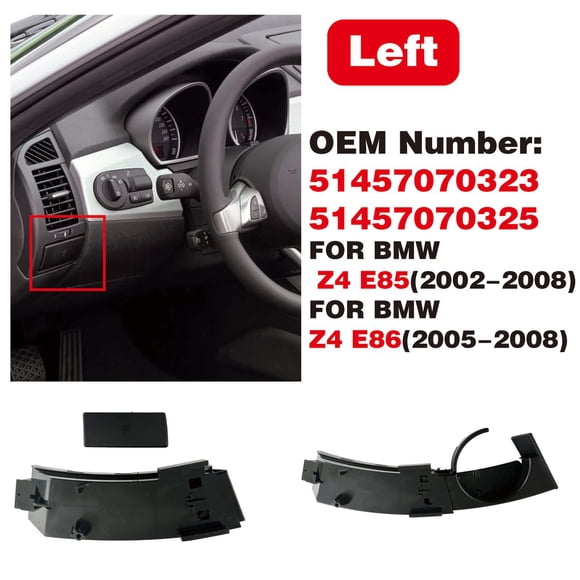 High Quality Dashboard Cup Holder Front Left/Right Car Interior Accessories For BMW Z4 E85 E86 2003-2008 51457070323 51457070324