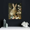 thumbnail image 5 of Acheng Easter Wall Art Cute Bunny Poster Rabbit Easter Egg Gnome Painting Jesus Canvas Prints Picture for Living Room Decor  picture 1, 5 of 5