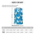 thumbnail image 4 of Naloa Cartoon Chicken Basketball Jersey Reversible Men's Mesh Athletic Sports Shirts Training Practice S-4XLMedium, 4 of 6