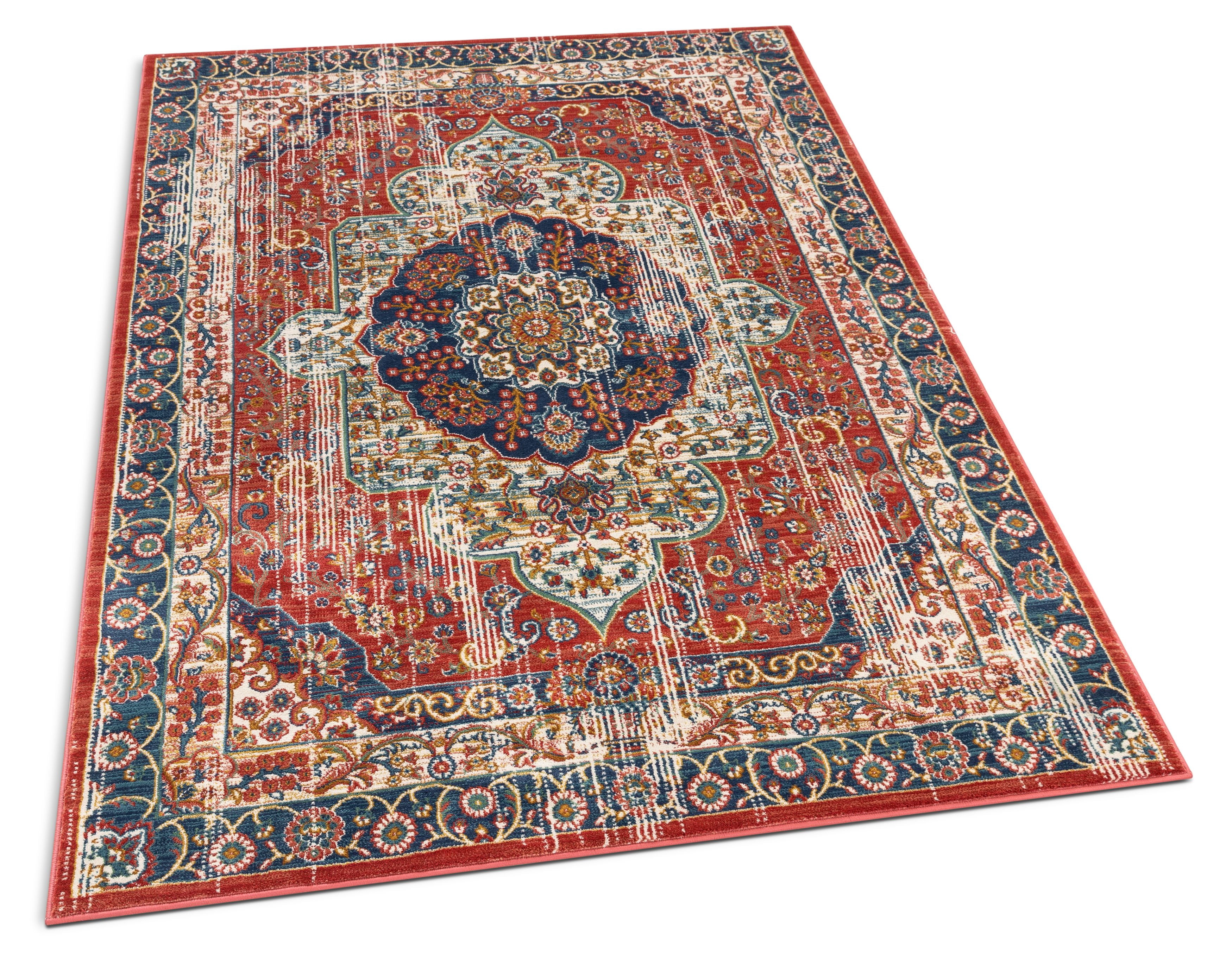 Well Woven TU-20-4 Tulsa Alisha Crimson Traditional Persian Medallion Area Rug - 3 ft. 11 in. x 5 ft. 3 in.