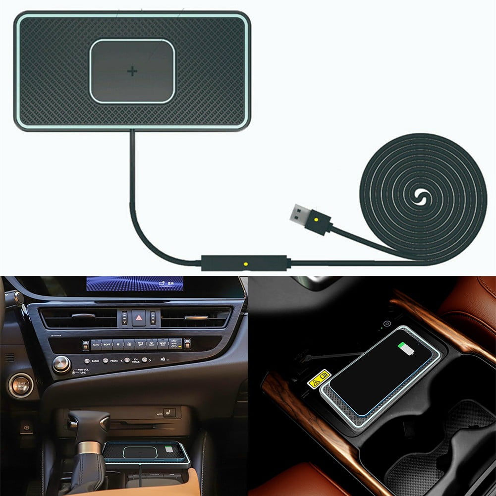 15W Wireless Charger Pad Car Fast Charging Phone Stand Dock for Phone