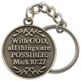 thumbnail image 3 of With God All Things Are Possible Keychain Key Holder, 3 of 3