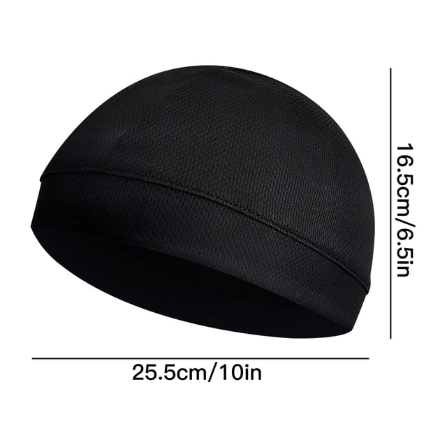 Outdoor Sports Riding Turban Breathable and Sweat-Absorbent Motorcycle Inner Lining Cap Windshield Riding Cap