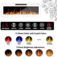 thumbnail image 5 of Waleaf Fireplace TV Stand with 36" Electric Fireplace for TVs Up to 90", 5 of 8