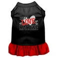 thumbnail image 6 of Dog Dress, Pet Dog  Cat Dress Screen Printed, "Just A Love Machine", 6 of 11