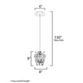 thumbnail image 4 of 94200BCPC Maxim Lighting Comet - One Light Mini-Pendant     -Traditional Installation, 4 of 5