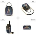thumbnail image 3 of ALAZA Chain Crossbody Bags for Women Christmas Tree Winter Shoulder Handbag Phone Purse, 3 of 5