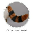 thumbnail image 4 of Gupgi Halloween Fox Ears Headband and Tail Set Cosplay Props for Adult, 4 of 5
