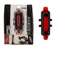 thumbnail image 1 of USB Rechargeable Bike Tail Light - Red/White/Blue Safety Light, 1 of 9