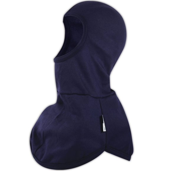 National Safety Apparel Flame Resistant (FR) UltraSoft Knit Hood, 12 Calorie Arc Rated (H11RY), Navy, One Size