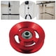 thumbnail image 4 of Equipo de accesorio de gimnasio de rueda de polea de cojinete de aleación de aluminio universal rojo 88 mm, 4 of 8