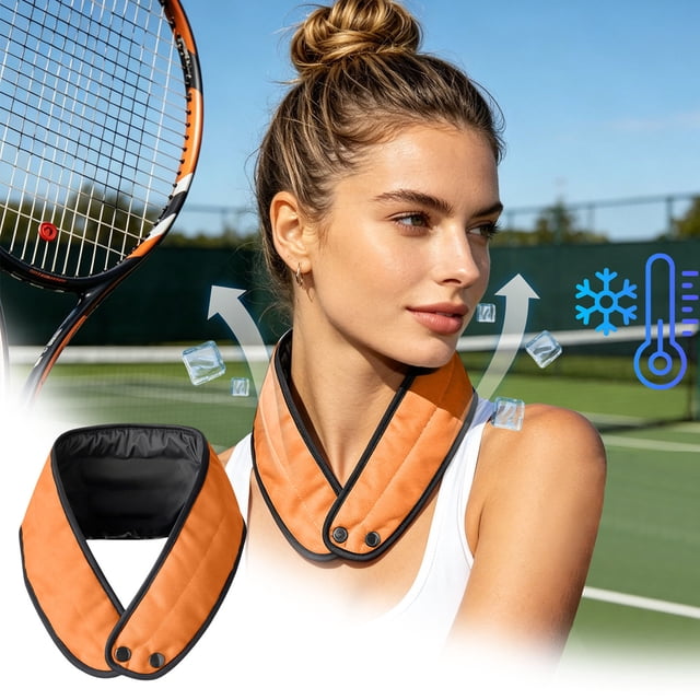 Outdor Serviette Glacée Instantanée d'Été pour le Cou pour Sports de Plein Air Course Randonnée Voyage Physique Réutilisable Respirante