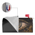 thumbnail image 2 of Yiaed Mystical Golden Eye Print Mailbox Covers, Magnetic Mailbox Cover, Mail Box Covers for Garden Outdoor Decor Box Covers-21x18 in, 2 of 8