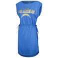 thumbnail image 2 of Women's G-III 4Her by Carl Banks Powder Blue Los Angeles Chargers G.O.A.T. Swimsuit Cover-Up, 2 of 3