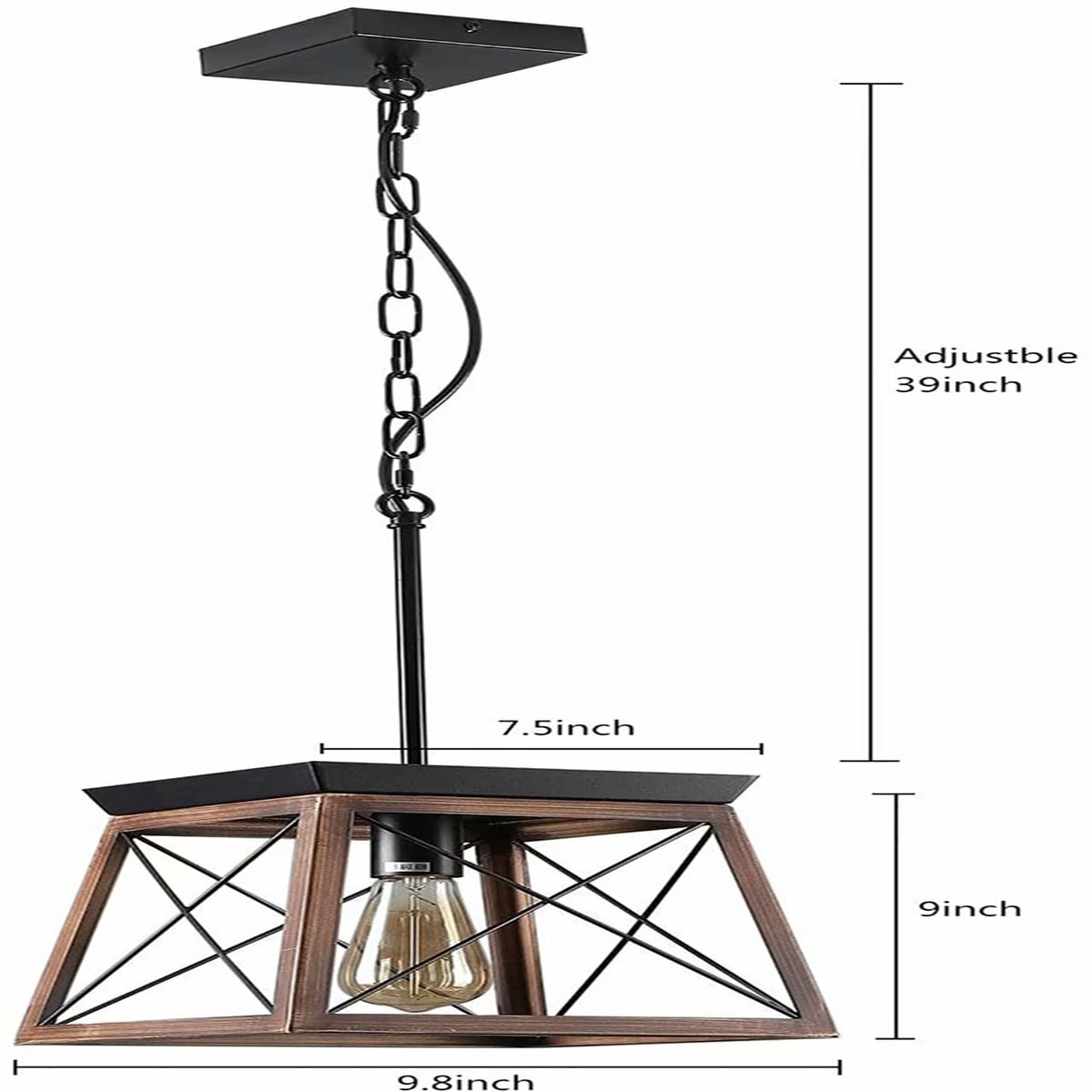 Buy OUKANING Farmhouse Chandelier Ceiling Light Kitchen Island Lighting