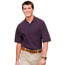 Port Authority K500ES Mens Extended Size Silk Touch Polo T-Shirt, Eggplant - 9XL