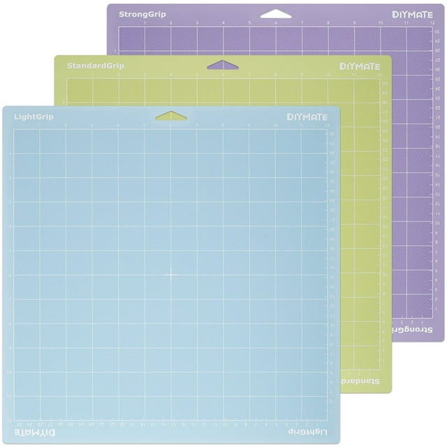 Cutting Mat 3Pcs PVC Craft Cutting Pad Reusable Eco-Friendly 12x12in Craft Cutting Board Multifunctional Cutting Mat for Paper Carving Cricut Machine Craft Work Fabric Project