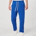 thumbnail image 2 of Business Casual Pants Men Mens Dress Pant Mens Cotton Blend Sweatpants Patched Design Elastic Waist Drawstring Workout Running Jogging Active Pants, 2 of 9