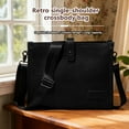 thumbnail image 4 of Arcticwind Single Shoulder Crossbody Bag PU Leather,Men's Single Shoulder Bag,Daily Commuting Shoulder Bag,Multiple Pockets Handbag Business Outdoor,large capacity with Adjustable Straps, 4 of 7