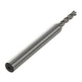 thumbnail image 1 of 2Pcs 3mm x 6mm x 12mm x 60mm 4 Flutes HSS AL End Mill Milling Cutter Tool, 1 of 2