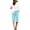 Sky Blue-shorts for women, variant on YanHoo Womens Plus Size Cotton Linen Shorts Elastic Waisted Drawstring Loose Bermuda Shorts Casual Work Business Short Pants with Pockets
