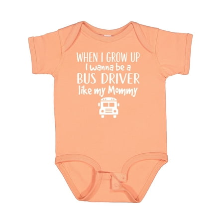 

Inktastic Future Bus Driver Like Mommy Gift Baby Boy or Baby Girl Bodysuit