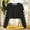 Black, variant on Womens Crop Sweatshirt Daisy Print Graphic Crew Neck Lantern Long Sleeve Pullover Tops Black