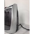 thumbnail image 3 of Small Space Heater, 1500W/750W Portable Electric Space Heater, PTC Fast Heating Ceramic Room Small Heater with Overheat & Tip-Over Protection Office Room Desk Indoor Use (Silver), 3 of 6